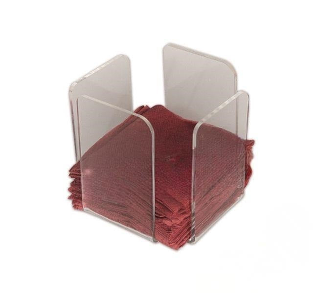Porta servilletas de plástico para servilletas pequeñas (10 x 10)