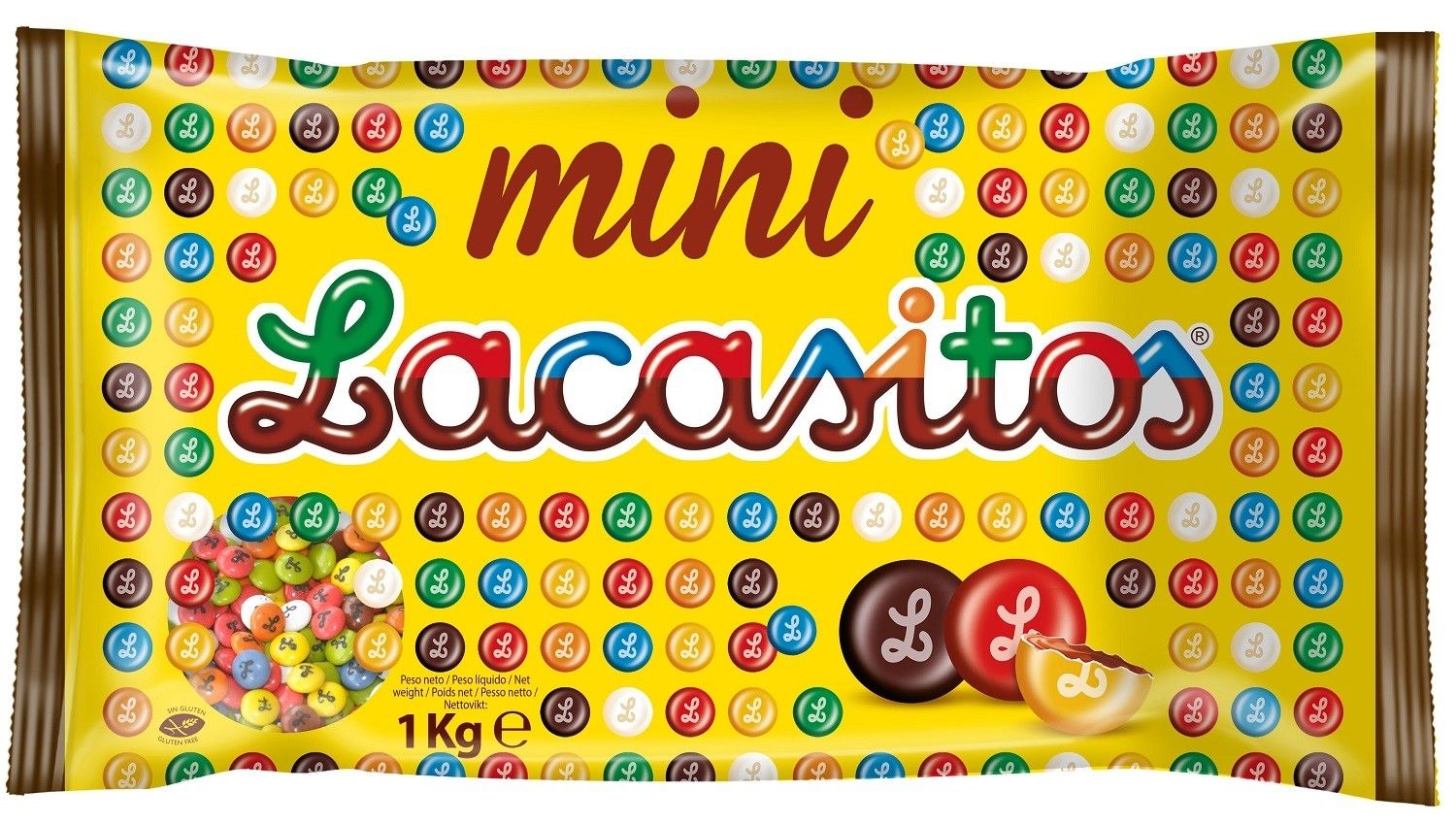 Mini bolsas de Leche Lacasitos 1 kg - Pequeñas y deliciosas