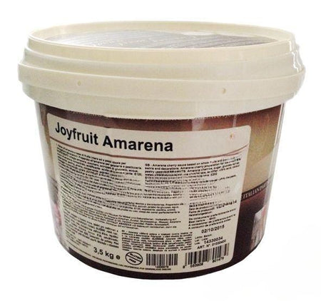 Mermelada de cereza en envase grande (3,5 kg) con decoración
