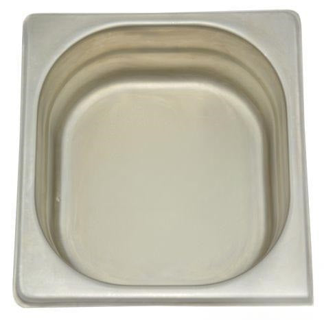 Contenedor de acero inoxidable 1/6 de 100 mm