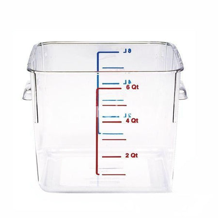 Envase transparente de 57 litros