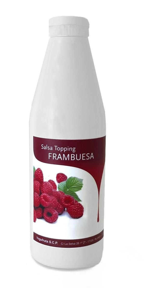 Frambuesas en envase grande