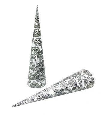 Cono helado de papel Black & White, 2000 unidades