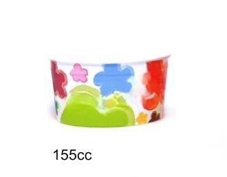 Tarrinas Flores 155cc, Caja 1485 uds
