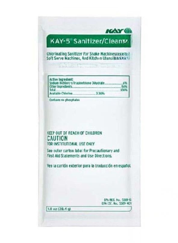 Limpia y desinfecta tus máquinas con Sanitizante Limpiador KAY-5 (200 unidades)