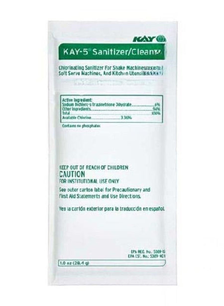 Limpia y desinfecta tus máquinas con Sanitizante Limpiador KAY-5 (200 unidades)